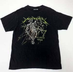 Mens Metallica black t shirt